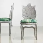 Gepolsterter Esszimmerstuhl mit modernem Design, Made in Italy, Daniel Viadurini