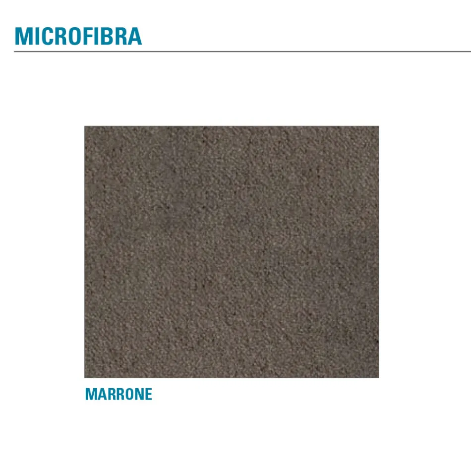 Esszimmerstuhl aus Metall mit Mikrofaserbezug Made in Italy - Suzanne Viadurini