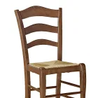 Wohnzimmerstuhl aus Buche mit Strohsitz, hergestellt in Italien – Tamara Viadurini