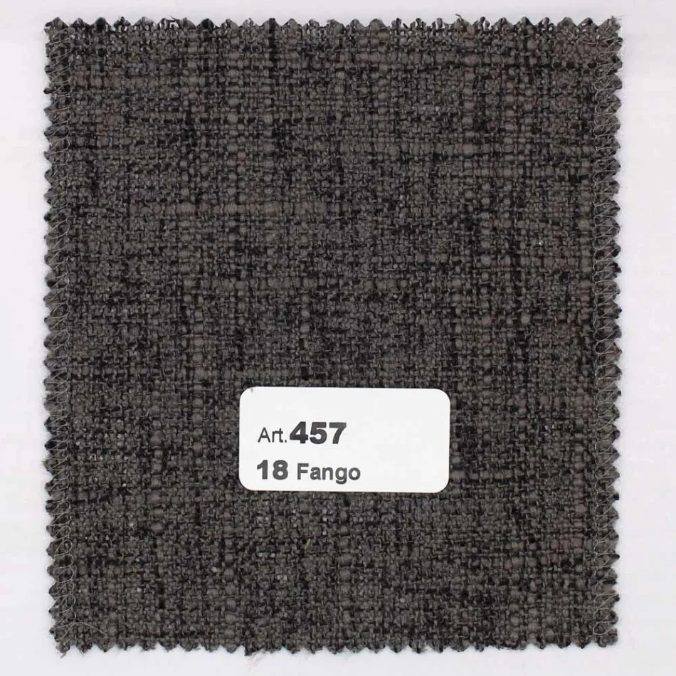 Wohnzimmerstuhl aus gebeiztem Eschenholz und Stoff Made in Italy - Aspect Viadurini