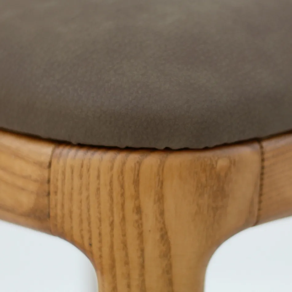 Wohnzimmerstuhl aus gebeiztem Eschenholz Made in Italy - Lyanne Viadurini