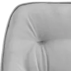 Wohnzimmerstuhl aus lackiertem Holz und Samtsitz Made in Italy - Attendo Viadurini