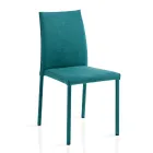 Wohnzimmerstuhl komplett mit Stoff „Made in Italy“ gepolstert – Rosetta Viadurini