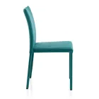 Wohnzimmerstuhl komplett mit Stoff „Made in Italy“ gepolstert – Rosetta Viadurini