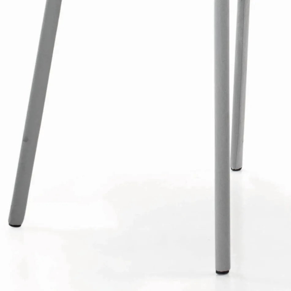 Wohnzimmerstuhl mit gepolsterten und lackierten Beinen, hergestellt in Italien – Catania Viadurini