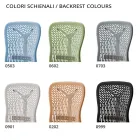 Ergonomischer und drehbarer Bürostuhl mit Armlehnen Made in Italy - Fulvio Viadurini