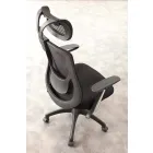 Semidirektionaler Bürostuhl in Schwarz Tecnoete - Gerlanda Viadurini