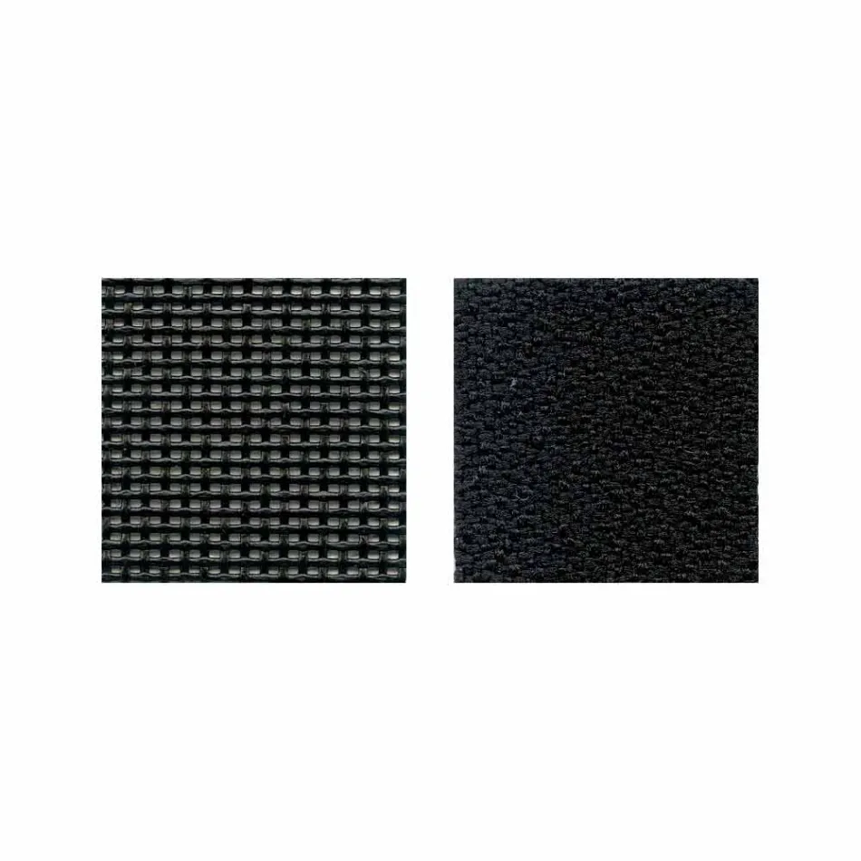 Semidirektionaler Bürostuhl aus Tecnorete und schwarzem Stoff - Vespasiano Viadurini