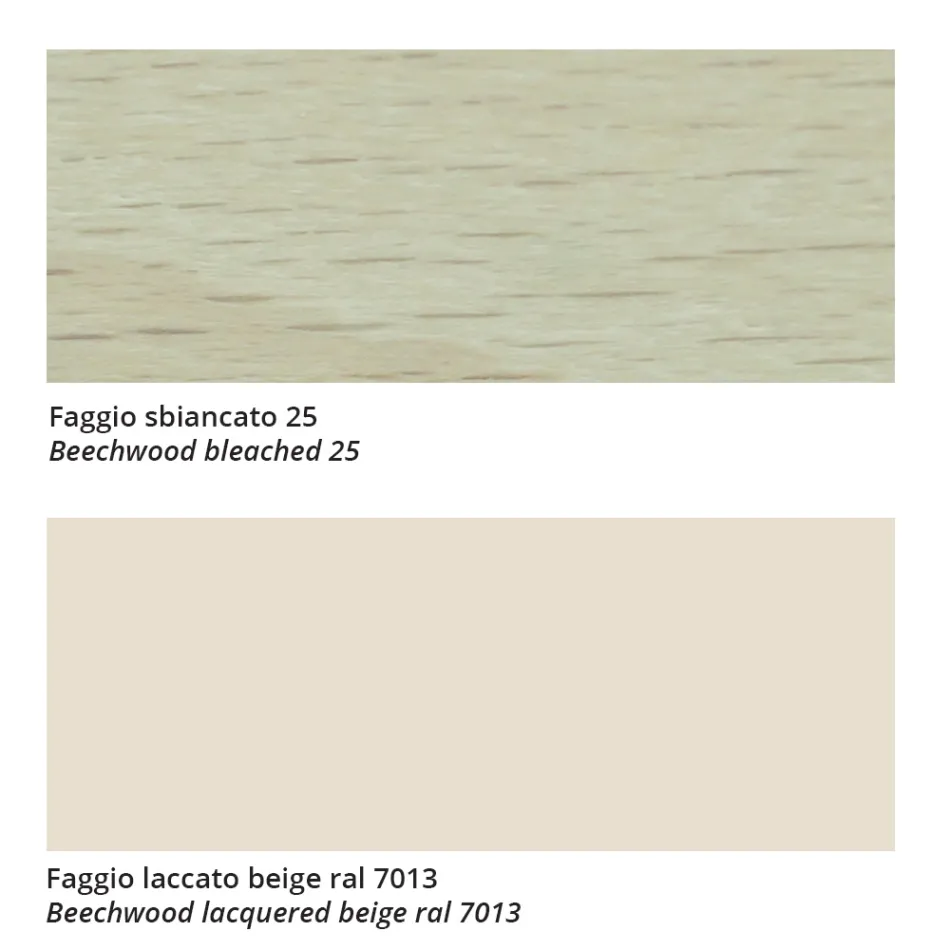 Hochwertiger Stuhl aus Buchenholz und Leder, hergestellt in Italien, 2 Stück – Nora Viadurini