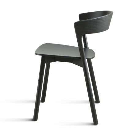 Hochwertiger Stuhl aus Eschenholz, hergestellt in Italien, 2 Stück – Oslo Viadurini