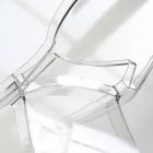 Moderner Designstuhl aus Polycarbonat, in 2 Farben - Dalila Viadurini