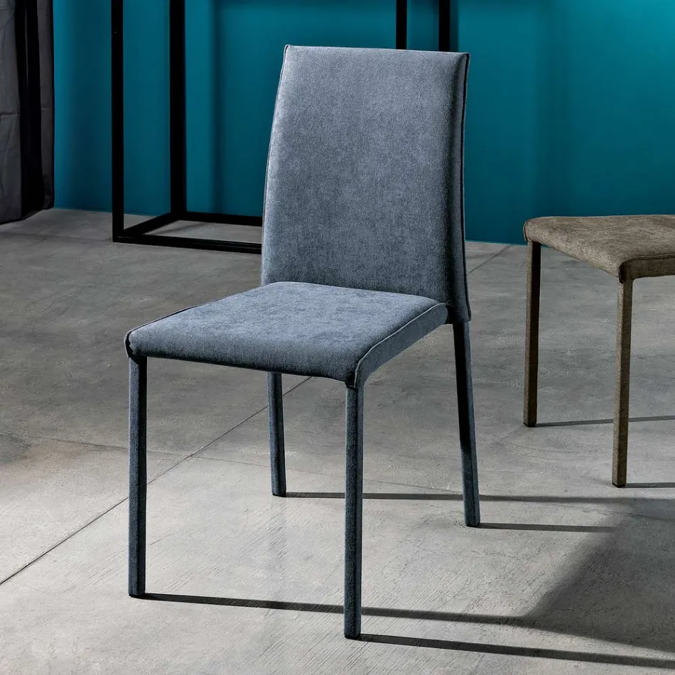 Designer-Esszimmerstuhl aus Stoff, hergestellt in Italien, Conny Viadurini