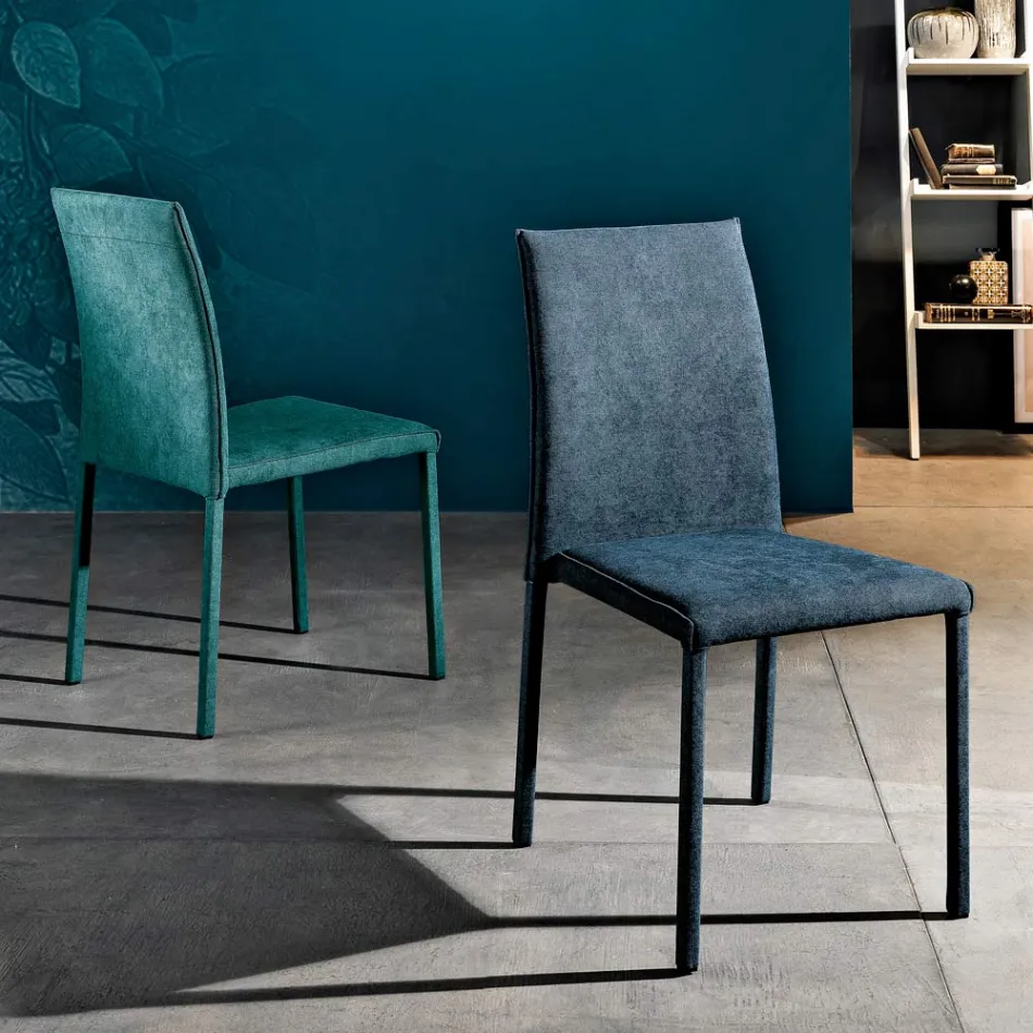 Designer-Esszimmerstuhl aus Stoff, hergestellt in Italien, Conny Viadurini