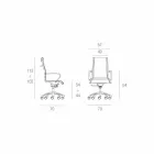 Design Chefsessel in Italien im Agata-Netzwerk hergestellt Viadurini