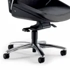 Chefsessel in Kuhhaut Ada Angelo Pinaffo & Gorgi Viadurini