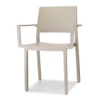 Outdoor-Stuhl aus Technopolymer mit Armlehnen Made in Italy 4 Stück - Savesta Viadurini