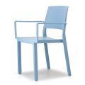 Outdoor-Stuhl aus Technopolymer mit Armlehnen Made in Italy 4 Stück - Savesta