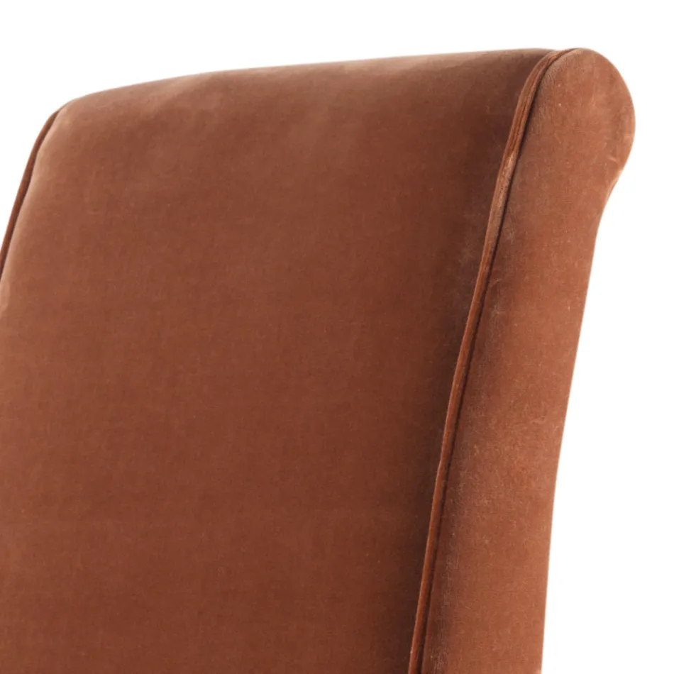 Polsterstuhl living aus Massivholz Grilli Zarafa in Italien hergestellt, 2 Stücke Viadurini