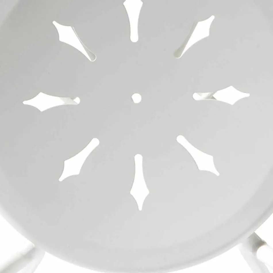 Stapelbarer Gartenstuhl aus Metall Made in Italy, 2 Stück - Autorität Viadurini