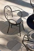 Stapelbarer Gartenstuhl aus Metall Made in Italy, 2 Stück - Autorität