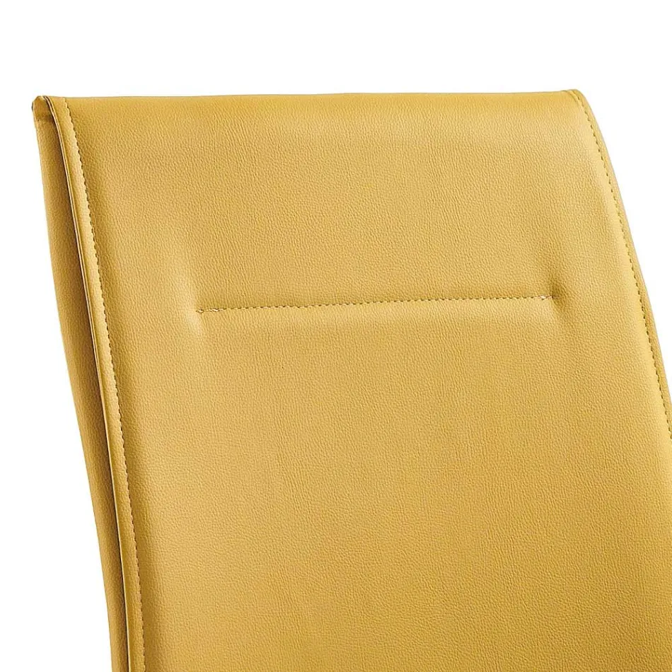 Esszimmerstuhl aus Kunstleder, modernes, elegantes Design – Granger Viadurini