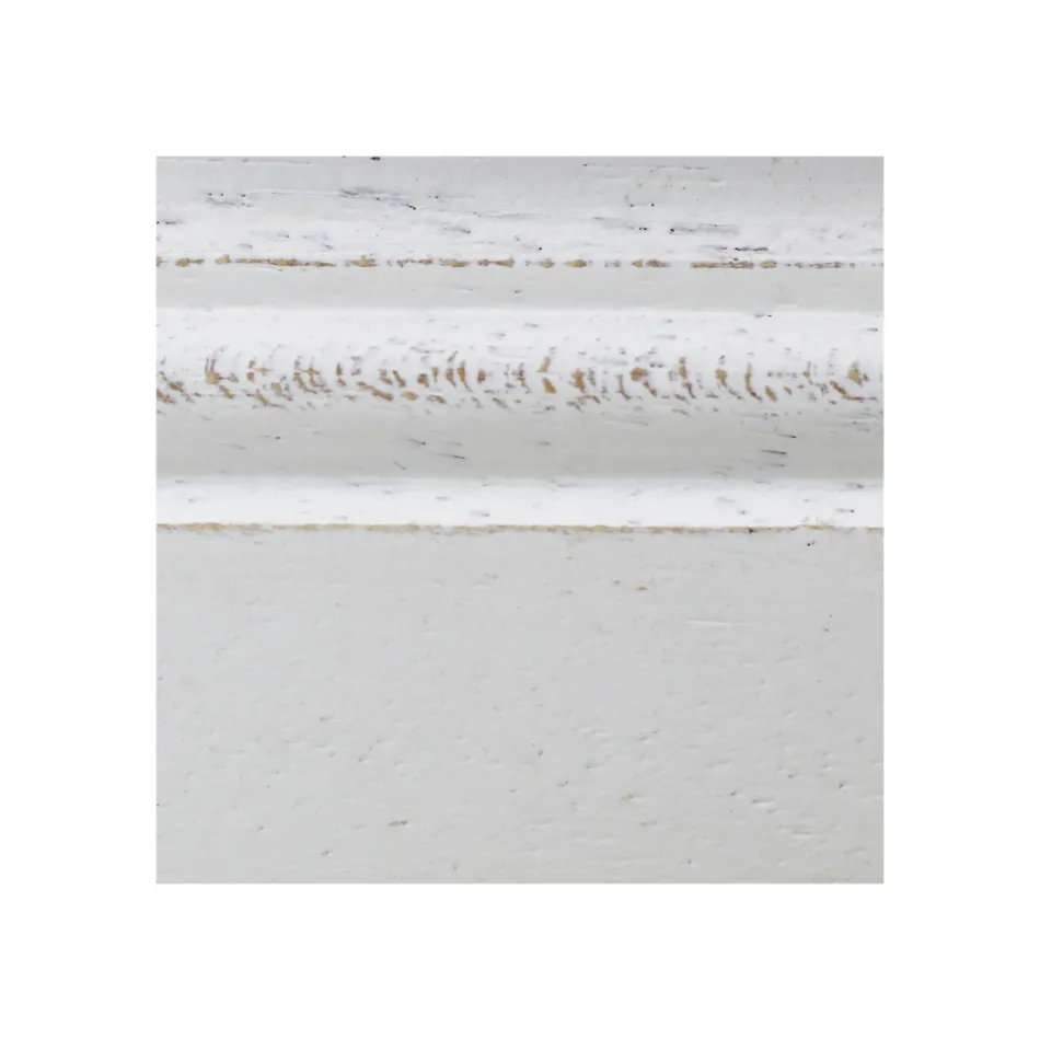 Stuhl aus weißem Holz und Juma-Beige-Stoff, hergestellt in Italien – Diamante Viadurini