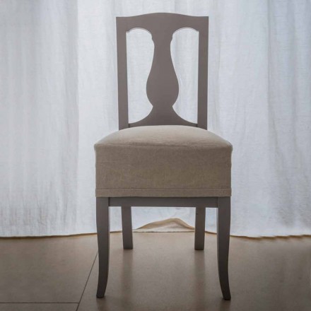 Stuhl in Buche lackiertem Buchenholz in Italien, Kimberly Viadurini