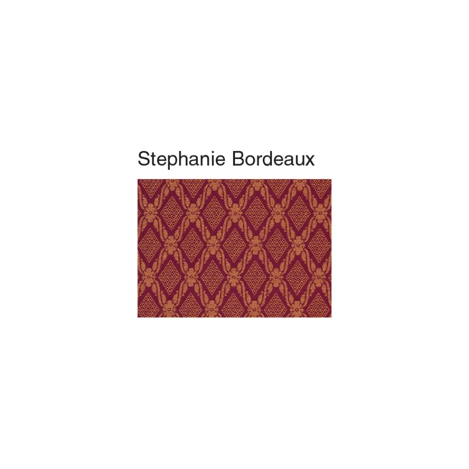 Stuhl aus Holz und Stoff Klassisches Design mit gekreuzter Rückenlehne - Debussy Viadurini