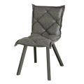 Stuhl aus lackiertem Metall und Sitzfläche aus Soft Vintage Made in Italy - Thani