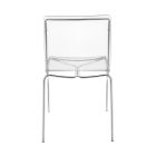 Stuhl aus transparentem Plexiglas und Eisen Made in Italy 2 Stück - Charlotte Viadurini