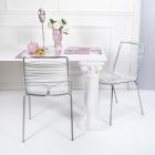 Stuhl aus transparentem Plexiglas und Eisen Made in Italy 2 Stück - Charlotte Viadurini