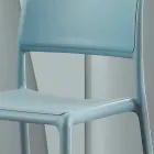 Stuhl aus Kunstharz und Glasfaser in modernem Design made in Italy Ravenna Viadurini