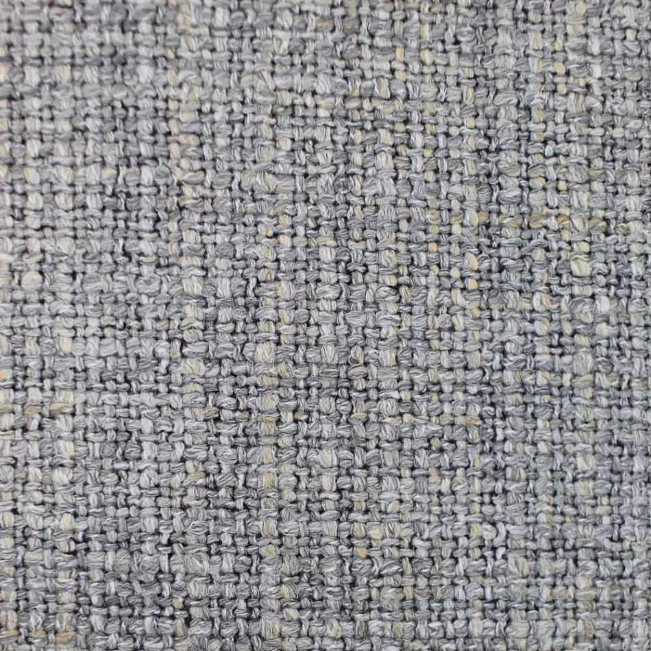 Stoffstuhl mit luxuriöser schwarzer Metallstruktur Made in Italy - Cocoa Viadurini