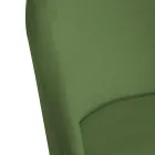 Samtstuhl und Metallgestell in verschiedenen Ausführungen - Penna Viadurini