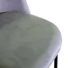 Samtstuhl und Metallgestell in verschiedenen Ausführungen - Penna Viadurini