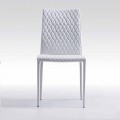 Moderner Stuhl komplett mit Kunstleder bezogen made in Italy Afra