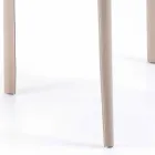 Moderner Design Wohnstuhl H88,5cm made in Italy Carly Viadurini