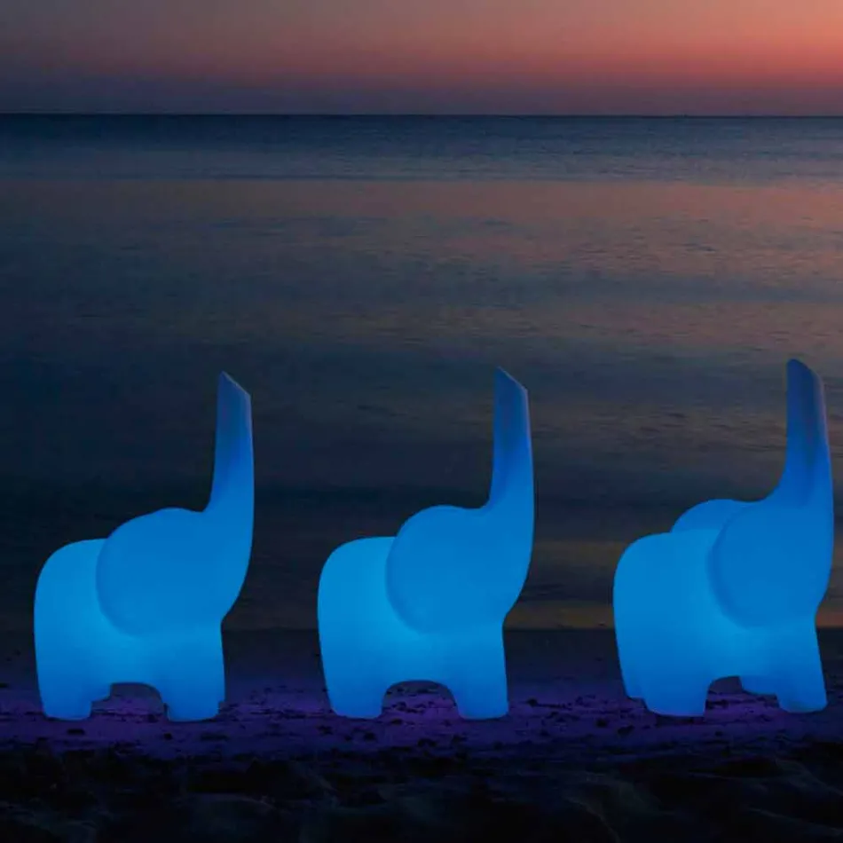 Leuchtender Kinderstuhl, wiederaufladbare RGBW-LED, 2 Stück - Tino von Myyour Viadurini