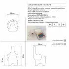 Leuchtender Kinderstuhl, wiederaufladbare RGBW-LED, 2 Stück - Tino von Myyour Viadurini