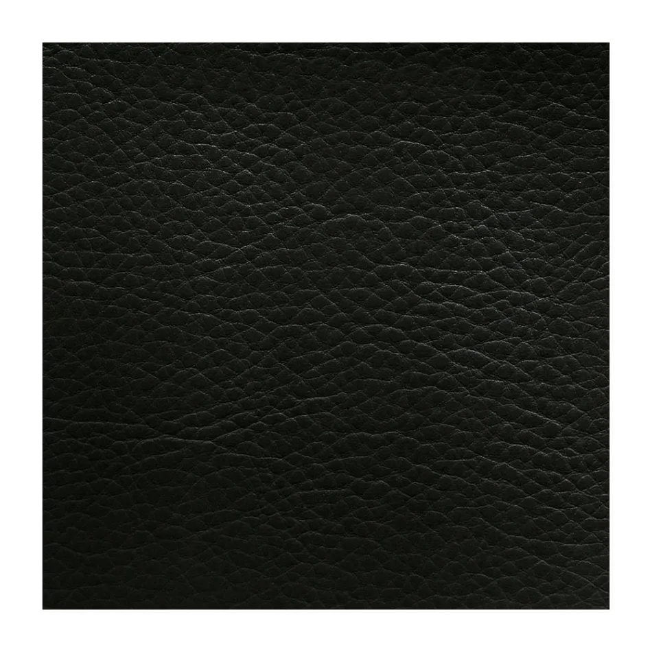 Moderner Wohnbereichsstuhl aus Öko-Leder und Metall, hergestellt in Italien – Michaela Viadurini