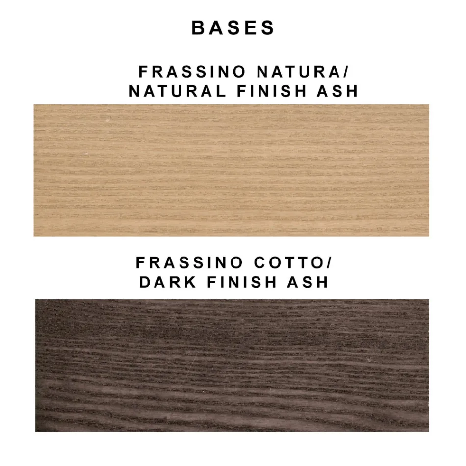 Moderner Stuhl mit elegantem Design aus Stoff mit Rand und Holz – Scarat Viadurini