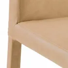 Moderner Esszimmerstuhl Jamila, handgefertigt in Italien Viadurini