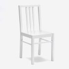Moderner Stuhl bedeckt mit Buchenholz Besmira, 4 Stück Viadurini