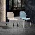 Moderner Monocoque-Stuhl aus farbenfrohem Designstoff – Patrick