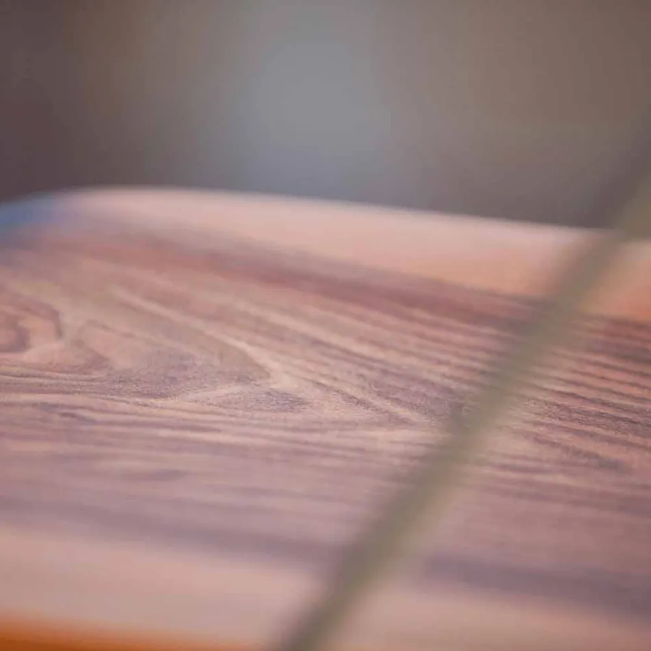 Handgefertigter Esszimmerstuhl aus Holz und Stahl Made in Italy - Valencia Viadurini