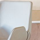 Esszimmerstuhl mit modernem Design aus Leder, hergestellt in Italien – Simba Viadurini