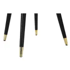 Esszimmerstuhl aus Holz mit Sitz mit Stoffbezug - Latina Viadurini