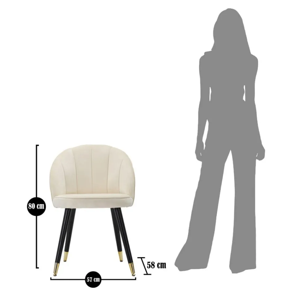 Esszimmerstuhl aus Holz mit Sitz mit Stoffbezug - Latina Viadurini