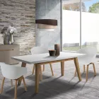 Esszimmerstuhl aus Polypropylen und Metall 4-teilig - Severina Viadurini