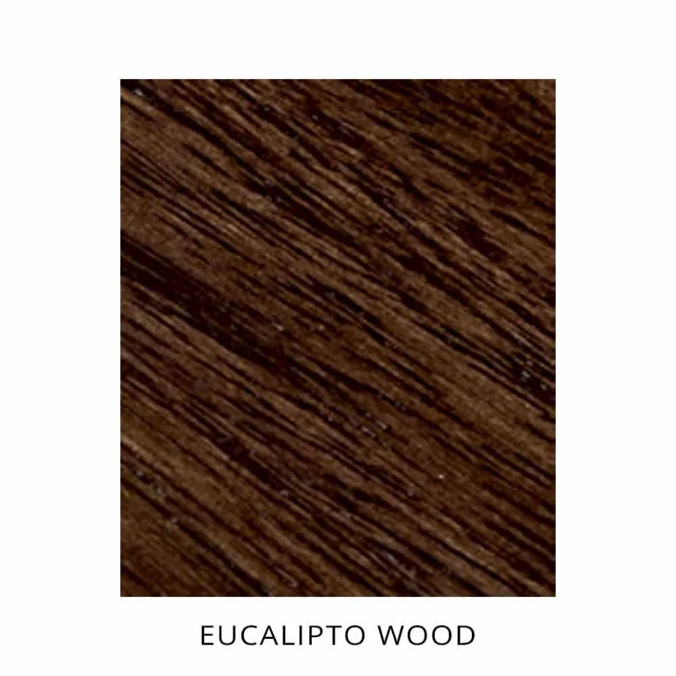 Stoff Esszimmerstuhl mit Holzsockel Made in Italy - Kokosnuss Viadurini